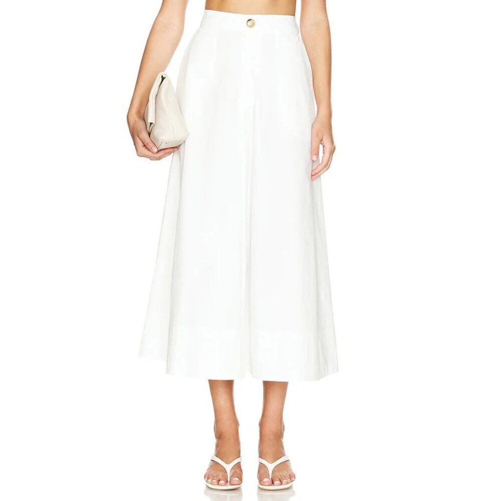 HAIGHT. Maria Skirt in Off White Maxi
